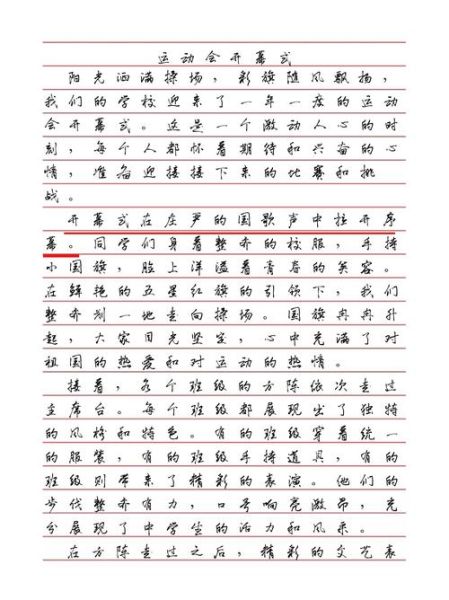 精选运动会作文怎么写_运动会作文开头怎么写-第2张图片-星辰妙记 精选运动会作文怎么写_运动会作文开头怎么写-第2张图片-星辰妙记