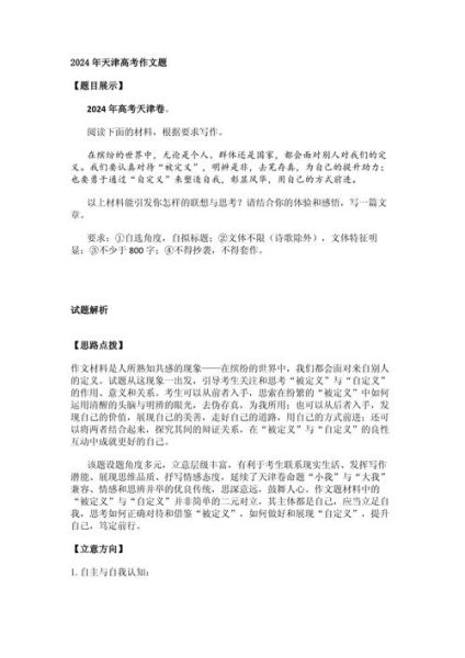 高考作文怎么写_2024全国卷作文题深度解析-第1张图片-星辰妙记