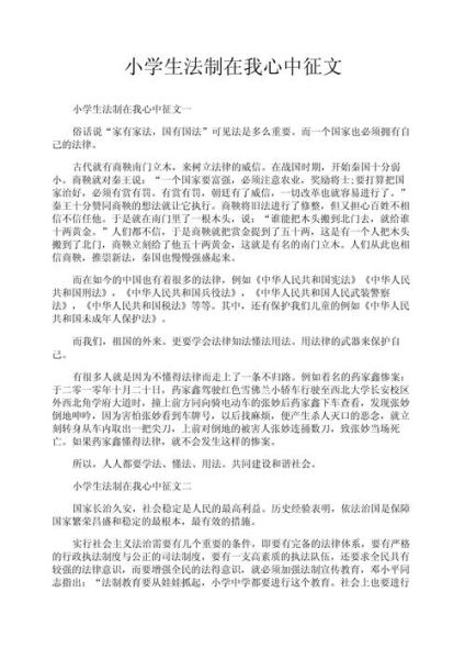 什么是法制教育_法制作文怎么写-第3张图片-星辰妙记