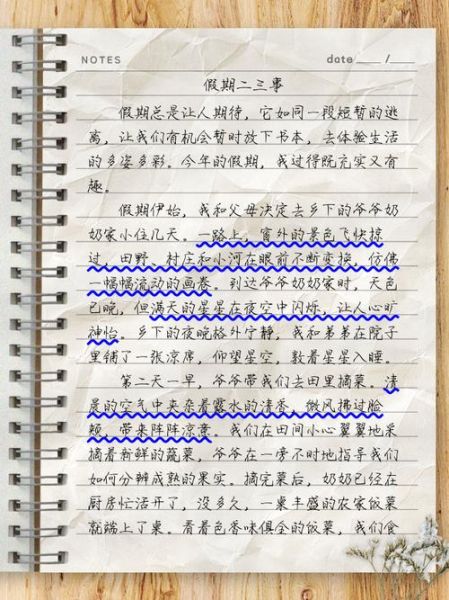 暑假二三事作文怎么写_800字范文怎么写-第3张图片-星辰妙记