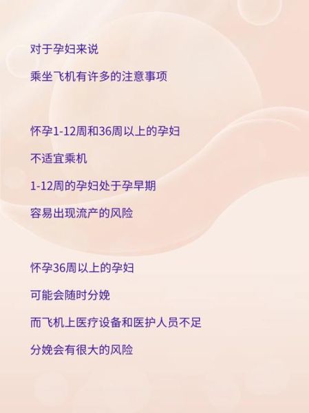 孕妇初期能坐飞机吗_孕早期坐飞机注意事项-第1张图片-星辰妙记