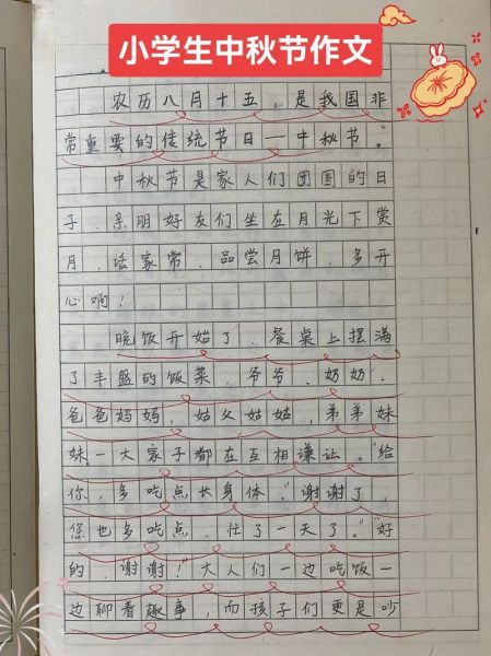 中秋节作文550字怎么写_中秋节作文550字优秀范文-第2张图片-星辰妙记