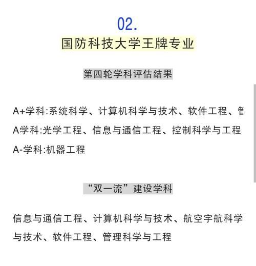 国防科技大学有哪些专业_国防科技大学王牌专业排名-第2张图片-星辰妙记 国防科技大学有哪些专业_国防科技大学王牌专业排名-第2张图片-星辰妙记