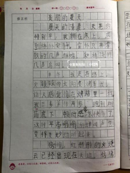 美丽的夏天作文怎么写_夏天作文写作技巧-第1张图片-星辰妙记 美丽的夏天作文怎么写_夏天作文写作技巧-第1张图片-星辰妙记