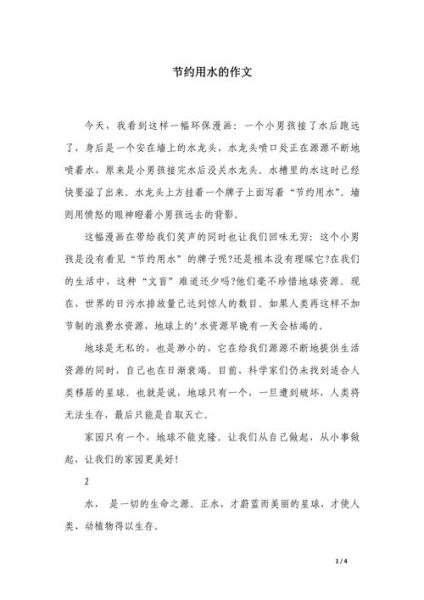 如何保护水资源_保护水资源作文怎么写-第3张图片-星辰妙记