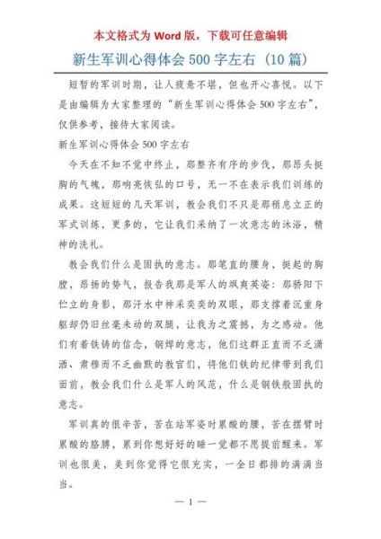 军训感悟500字作文怎么写_军训作文写作技巧-第2张图片-星辰妙记