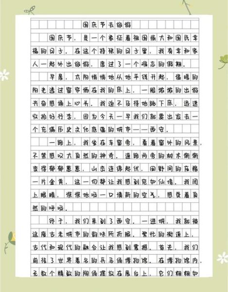 国庆游作文怎么写_国庆旅游作文800字范文-第1张图片-星辰妙记 国庆游作文怎么写_国庆旅游作文800字范文-第1张图片-星辰妙记