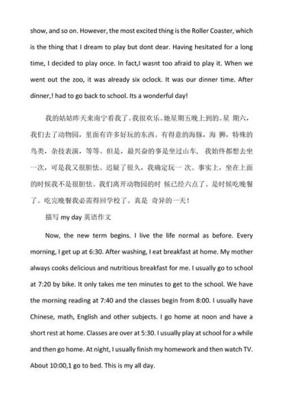 how_to_write_my_day_essay_in_english-第3张图片-星辰妙记