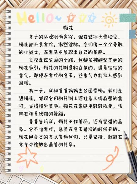 梅花怎么写作文_梅花作文写作技巧-第2张图片-星辰妙记 梅花怎么写作文_梅花作文写作技巧-第2张图片-星辰妙记