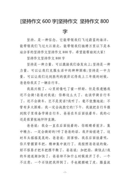 如何坚持写作文_坚持作文800字怎么写-第2张图片-星辰妙记