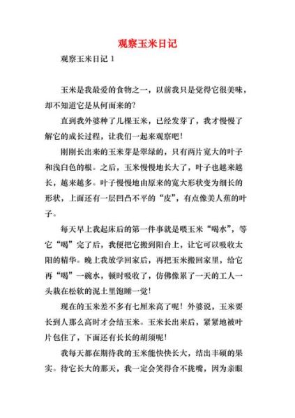 玉米作文怎么写_玉米作文开头怎么写-第3张图片-星辰妙记