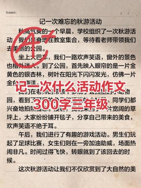 三年级下册第三单元作文怎么写_如何描写一次有趣的活动-第3张图片-星辰妙记
