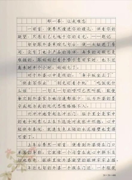 记忆中的一幕怎么写_作文开头如何写才动人-第2张图片-星辰妙记