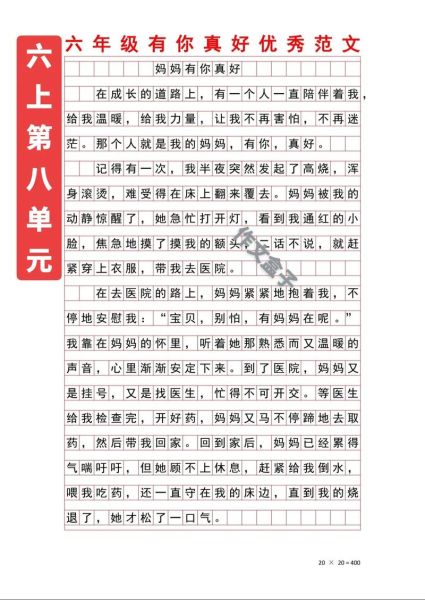 妈妈有你真好作文怎么写_妈妈有你真好600字范文-第3张图片-星辰妙记