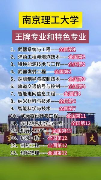 南京理工大学王牌专业有哪些_就业前景如何-第1张图片-星辰妙记