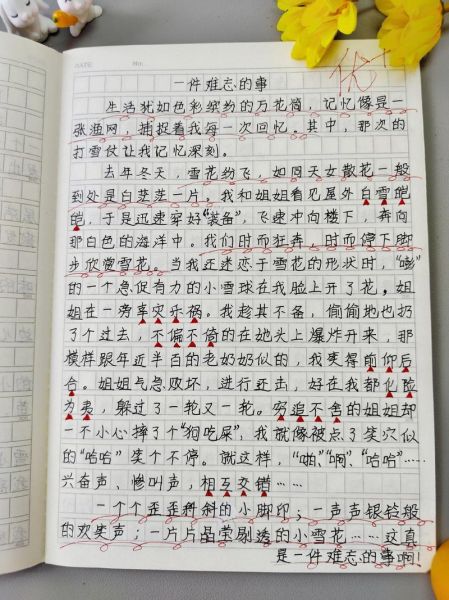 一件难忘的小事_如何写300字作文-第2张图片-星辰妙记