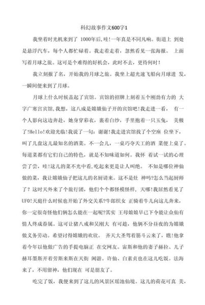 科幻小说作文怎么写_科幻作文高分技巧-第3张图片-星辰妙记 科幻小说作文怎么写_科幻作文高分技巧-第3张图片-星辰妙记