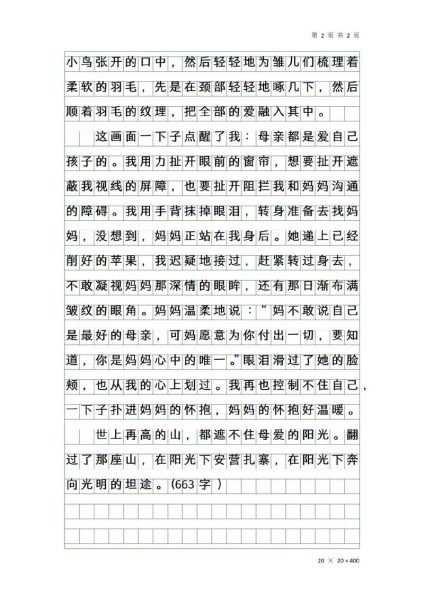七年级优秀作文600字怎么写_如何选材立意-第3张图片-星辰妙记