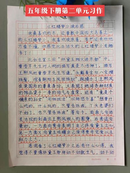 五年级第二单元作文怎么写_写读后感有哪些技巧-第2张图片-星辰妙记