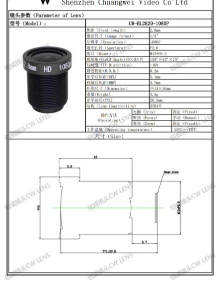 工业镜头接口类型有哪些_如何根据传感器尺寸选焦距-第3张图片-星辰妙记 工业镜头接口类型有哪些_如何根据传感器尺寸选焦距-第3张图片-星辰妙记