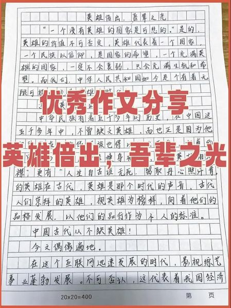 我喜欢的英雄作文怎么写_如何写出真情实感-第1张图片-星辰妙记