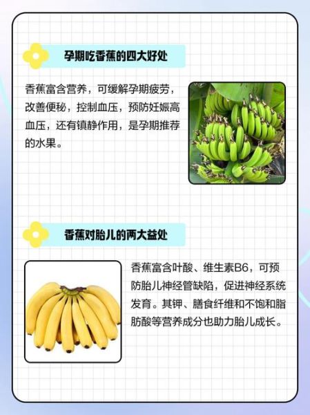 孕妇能吃香蕉吗_孕妇吃香蕉的好处和注意事项-第3张图片-星辰妙记