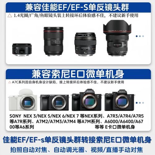 单反镜头转换_佳能EF转索尼E口怎么选-第2张图片-星辰妙记