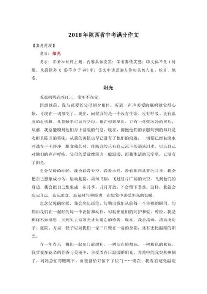 阳光就在身边作文怎么写_阳光就在身边作文800字-第2张图片-星辰妙记