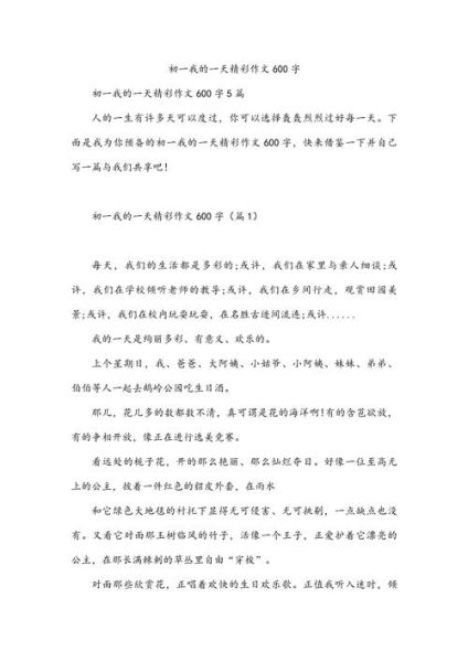 一天作文怎么写_600字作文素材哪里找-第3张图片-星辰妙记 一天作文怎么写_600字作文素材哪里找-第3张图片-星辰妙记