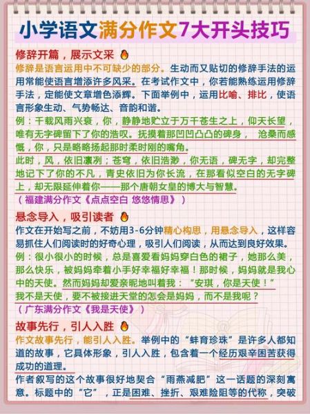 如何写好作文开头_作文辅导技巧-第1张图片-星辰妙记