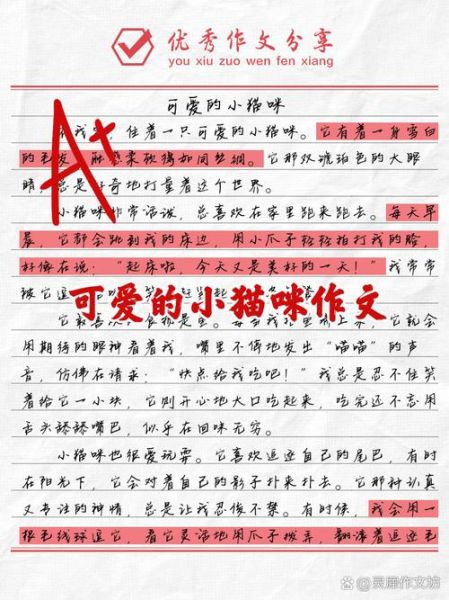 小猫的作文怎么写_如何描写小猫的可爱动作-第1张图片-星辰妙记