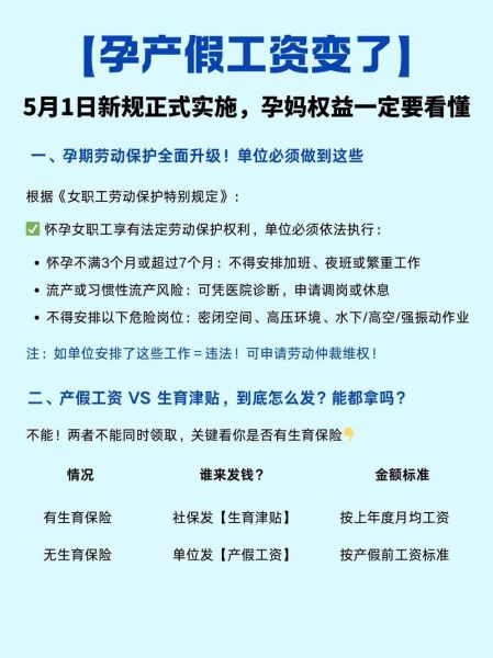 孕妇产假工资怎么算_产假工资计算公式-第2张图片-星辰妙记