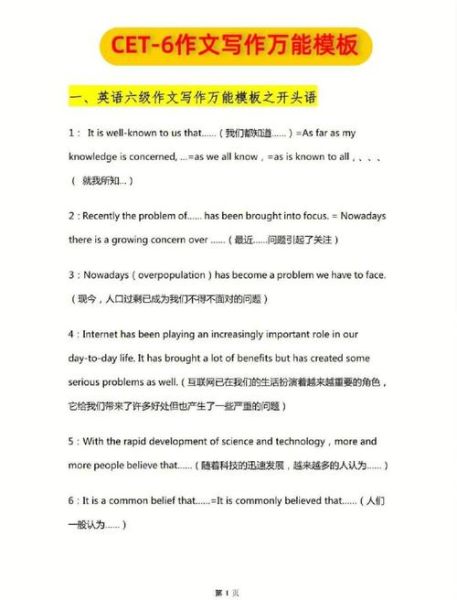 大学英语四级作文怎么写_英语六级写作万能模板-第3张图片-星辰妙记 大学英语四级作文怎么写_英语六级写作万能模板-第3张图片-星辰妙记